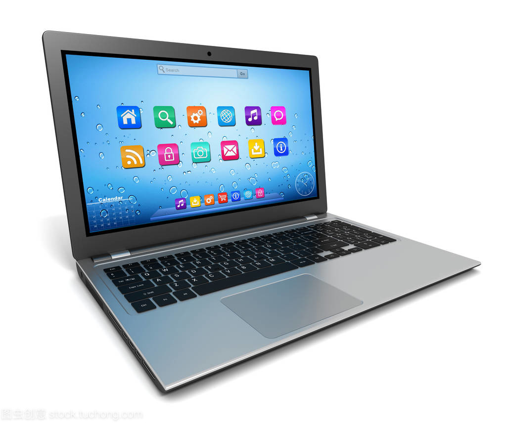 現(xiàn)代筆記本電腦 3D插圖隔離技術驅(qū)動未來計算